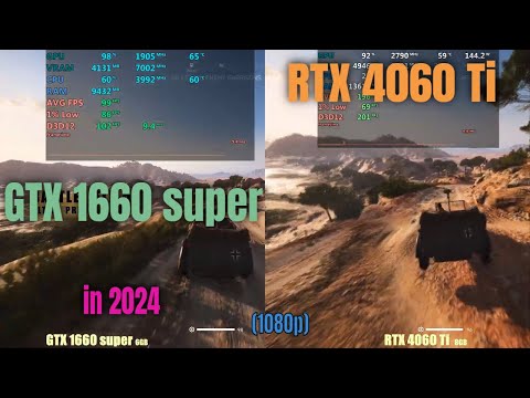 GTX 1660 super To  RTX  4060 Ti