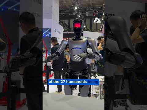 China showcases humanoid robots at World Robot Conference