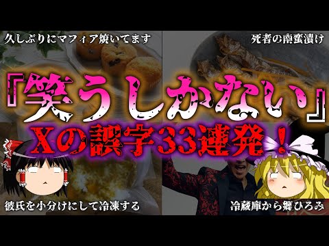 【ゆっくり解説】【X(旧Twitter)の闇】誤字33連発で見るおもしろ悲劇『闇学』