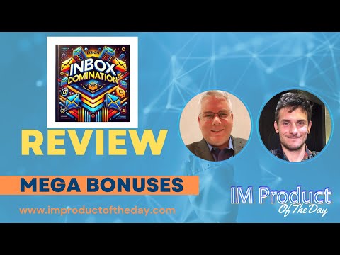 Inbox Domination Review + Award-Winning Bonuses To Make It Work FASTER (Worth $997)!