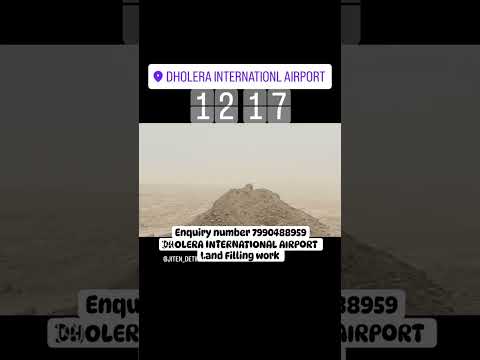 DHOLERA INTERNATIONAL AIRPORT CARGO Airport Runway work