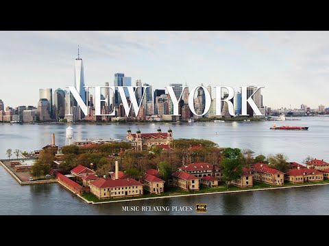 New York 4K - Relaxing Piano Music, Study Music - 4K Video UltraHD