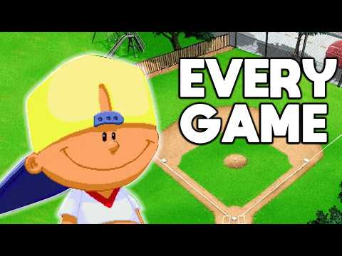 Playing EVERY Backyard Baseball in 1 Video