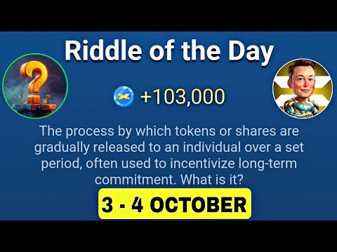 Riddle Of The Day X Empire 3 October | X Empire Riddle Of The Day | Riddle Of The Day Musk Empire