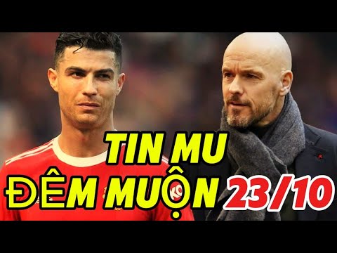 TIN MU ĐÊM MUỘN 23/10, DALOT LÊN TIẾNG,, MU QUÁ BẤT ỔN, CR7 THAY TEN HAG