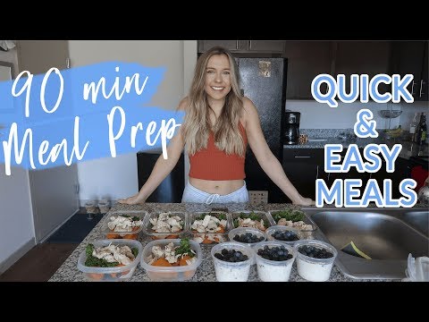 90 Minute Meal Prep | Quick and Healthy Meals for the Week