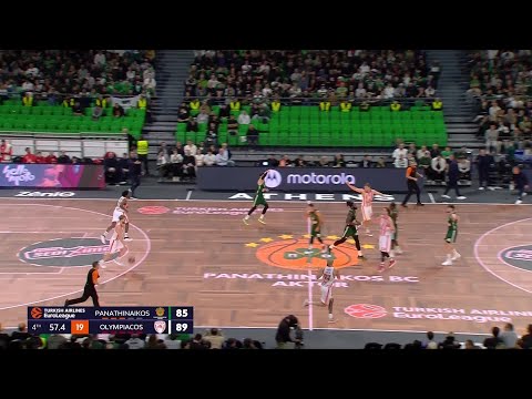 Evan Fournier’s Clutch Shots Seal the Greek Derby | Panathinaikos vs. Olympiacos