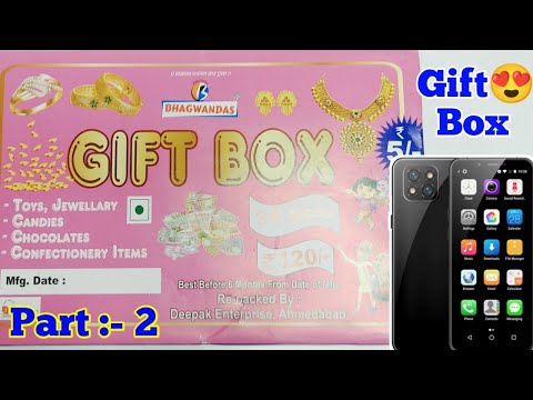 Gift Box New Collection Boxes 😍😍 | Part :- 2 | ₹5 Unlimited free gifts Mobile,Bheem,Motu,Tom & More😍