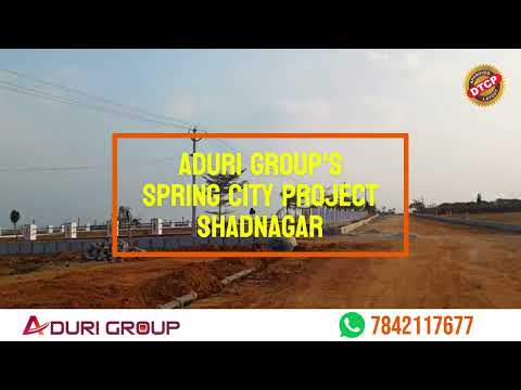 "Budget Friendly Open Plots | Near RRR | Aduri's Spring City Project" #realestate #shadnagar