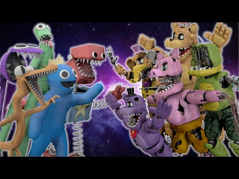 FNaF Withered Melodies meet Rainbow Friends & Boxy Boo