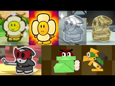 【ペーパーマリオシリーズ】 激レア敵キャラクター＆スペシャル敵キャラクター集 / Paper Mario series - All Rare Enemys & Special Enemys