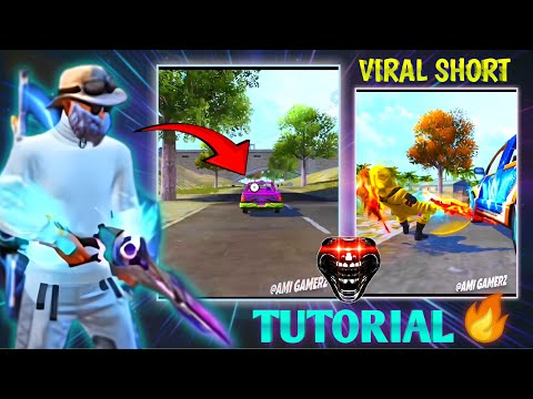 🔥VIRAL SHORT EDITTING TUTORIAL LIKE @amigamerz  FREE FIRE EDITTING TUTORIAL