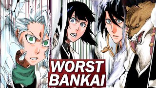 TOP 5 WORST BANKAI | WEAKEST BANKAI RANKED | BLEACH Discussion