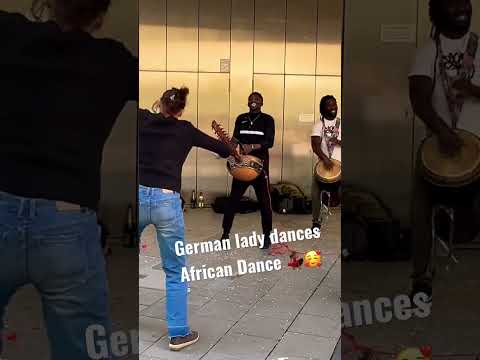 German Lady DANCES TO African BEAT#short #shortvideo #viralshorts