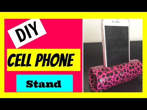 DIY Cell Phone Stand - Room Decor Ideas