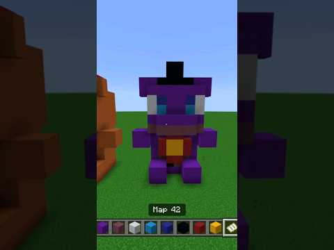 Minecraft building FNAF Mr.Hippo #fnaf #minecraft #gaming #fyp #foryou #shorts