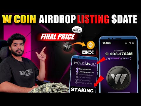 W COIN AIRDROP LISTING || W COIN AIRDROP PRICE || W COIN LISTING DATE | W COIN AIRDROP LISTING PRICE