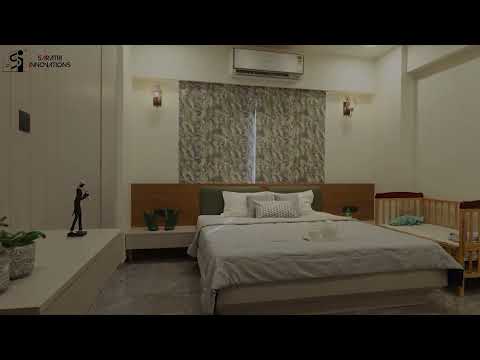 Your Dream Home Awaits: 3BHK Interior Design in Ahmedabad by Sarathi Innovation | Tanishq Enclave