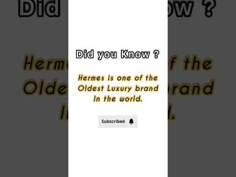 Hermes Luxury Brand #didyouknow #luxurylifestyle #youtubeshorts