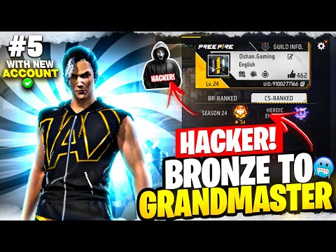 Bronze To Grandmaster || With New Id Challenge 🔥 || Jadugar In My Game 😈 || Ep-5