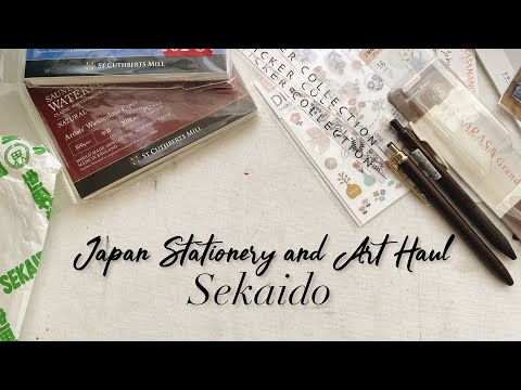 Japan Stationery And Art Haul In Sekaido | April San Pedro