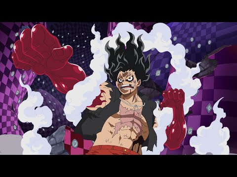 Luffy Gear 4 "Snakeman" Transformation「4k」「60fps」║ One Piece