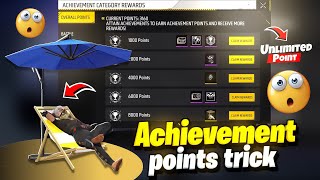 How To Collect Unlimited Achievement Points In Free Fire | FF Achievement System