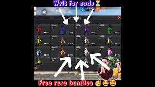 free fire rare bundle craftland map code #shorts #short