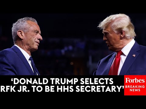 BREAKING NEWS: Donald Trump Selects Robert F. Kennedy JR. To Be HHS Secretary