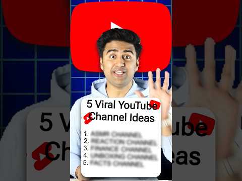 5 VIRAL YouTube Channel IDEAS (2024)🤯💥 #shorts #viralshorts