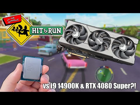 The Simpsons: Hit & Run - i9 14900K and RTX 4080 Super - 4K, 8K, 16K??