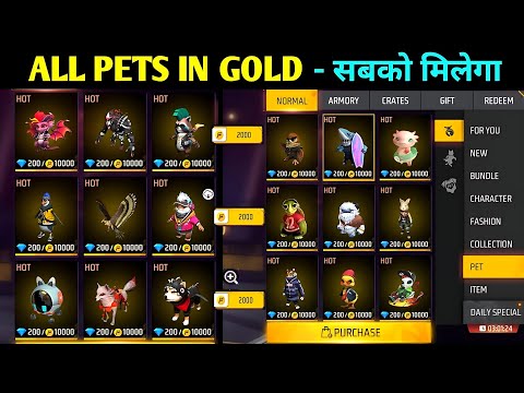 सभी PET फ्री में लेलो 🔥 | How To Get Free Pet In Free Fire 2023 || Get All Pet In Gold For Free Fire