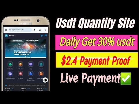 Best Usdt Robot income site, Earn daily $10 Usdt instant, Latest Usdt AI quantify platform