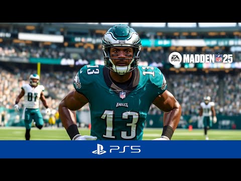 Packers vs Eagles FULL GAME on Madden 25 NFL - PS5