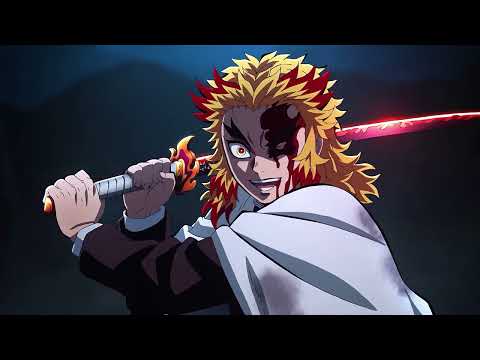 Demon Slayer: Rengoku vs Akaza Anime Battle | Mugen Train | 4K 60FPS | Rohan