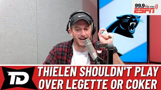 What is Adam Thielen's role with the Carolina Panthers?