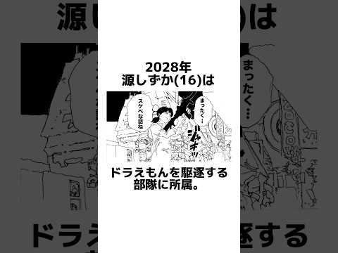 【ドラえもん最終回】に関する架空の雑学【しずか編】　#雑学 #雑学豆知識 #漫画動画 #manga #shorts