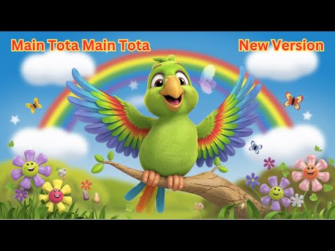 Main Tota Main Tota| मैं तोता मैं तोता| Hindi Baby Songs and Preschool Rhymes