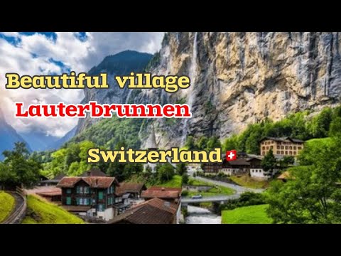 Most beautiful places in Switzerland||Lauterbrunnen| Valley of waterfalls||Swiss valley