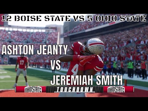 Ashton Jeanty Vs Jeremiah Smith: Boise State vs Ohio State In The First Round Of The CFP: Simulation