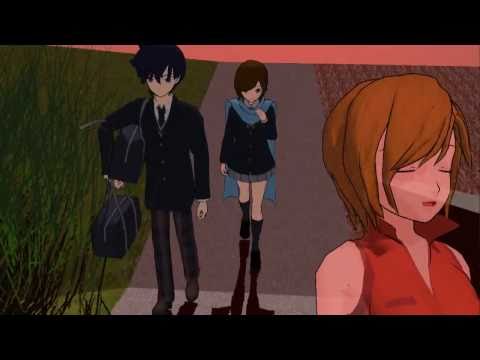 [KAITO, MEIKO] "Slope at Sunset " english subbed (annotation) [MMD] romaji / english in description