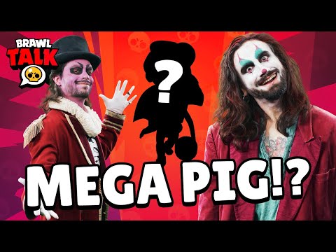 Brawl Stars: Brawl Talk - MEGA PIG, Spider Brawler, and BIZARRE Skins!