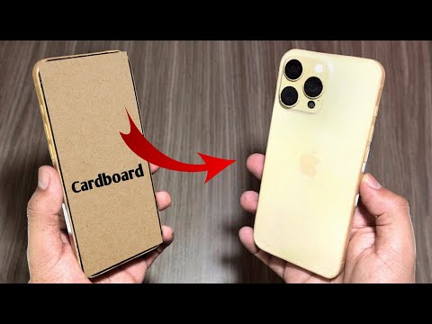 How to make iPhone 16 Pro Max from cardboard iphone 16 making with cardboard very realistic titanium