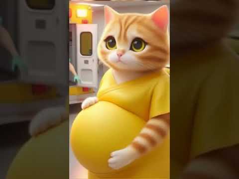 Ginger cat 😺😿is pregnant #cat #catmemes #catlover #cutecat #cats #funny #cartoon #ai #shorts #fyp