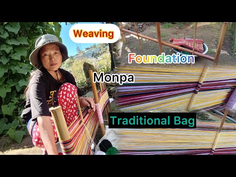 PART-1 of weaving our traditional bag||#dailyvlog #traditionwear #handicrafts #handmade #weaving