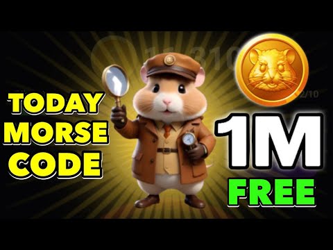 26th August Hamster Kombat Daily Cipher Morse Code  Claim 1,000,000 Coins Task Reward