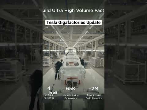 Tesla Gigafactories Update #tesla #gigafactories