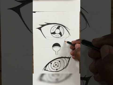 Naruto eyes drawing