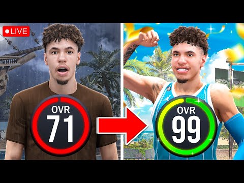 LaMelo Ball 60 - 99 OVERALL - NO MONEY SPENT (71-74 OVERALL) EP. 3