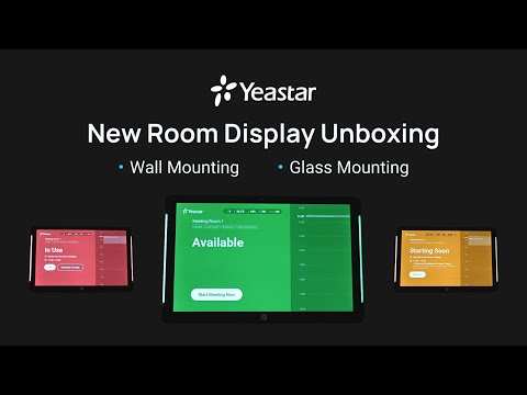 [Demo] Yeastar Workplace Room Display DS7510 - New Design & More Possibilities